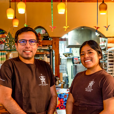 Portrait of Chef Linda & from Lolo Casa de Chocolates