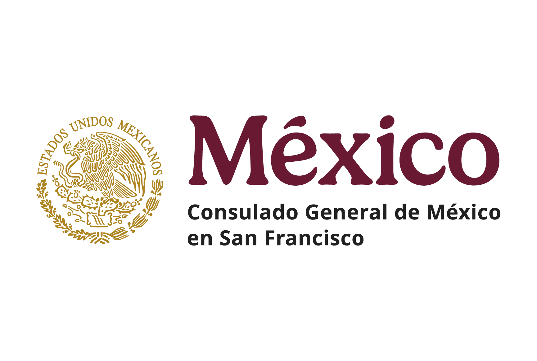 Official logo of the Consulate General of Mexico in San Francisco